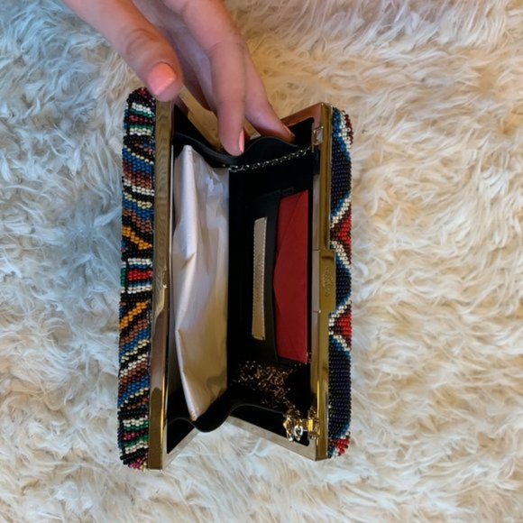 ❌SOLD❌Valentino Garavani Beaded Napa Leather - Picture 4 of 8